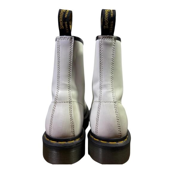 Dr. Martens 1460 8 Eye Combat Boot White Women size 7 - Picture 5 of 6